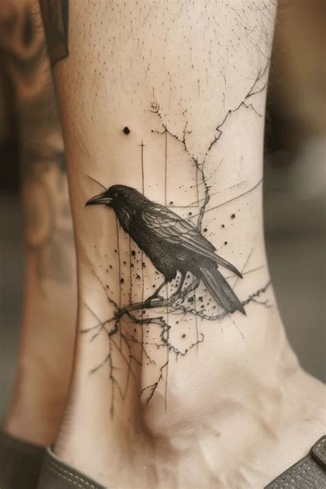 Intriguing Raven Tattoo Ideas with Deep Meanings